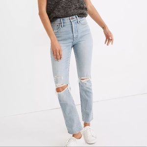 Madewell straight leg jeans